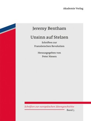 cover image of Unsinn auf Stelzen